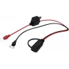 CTEK 40-133 Comfort Indicator cavo di ricarica con indicatore di stato della batteria, capicorda ad anello M6, 55 cm