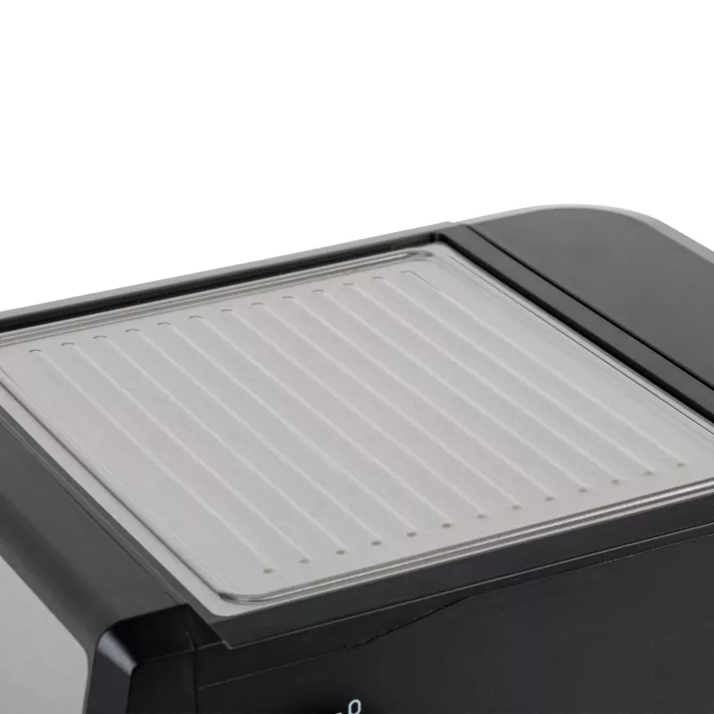 Jata JECA2525 macchina per caffè espresso, 20 bar, 850 W, serbatoio dell'acqua da 1,8 l, tubo vapore, nero / acciaio inox
