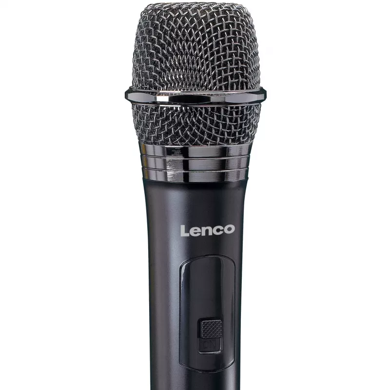 Microfono da palco Lenco MCW-020BK