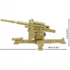 Kit di montaggio a mattoncini Cobi 8,8 cm Flak 18 – 232 pezzi, scala 1:35