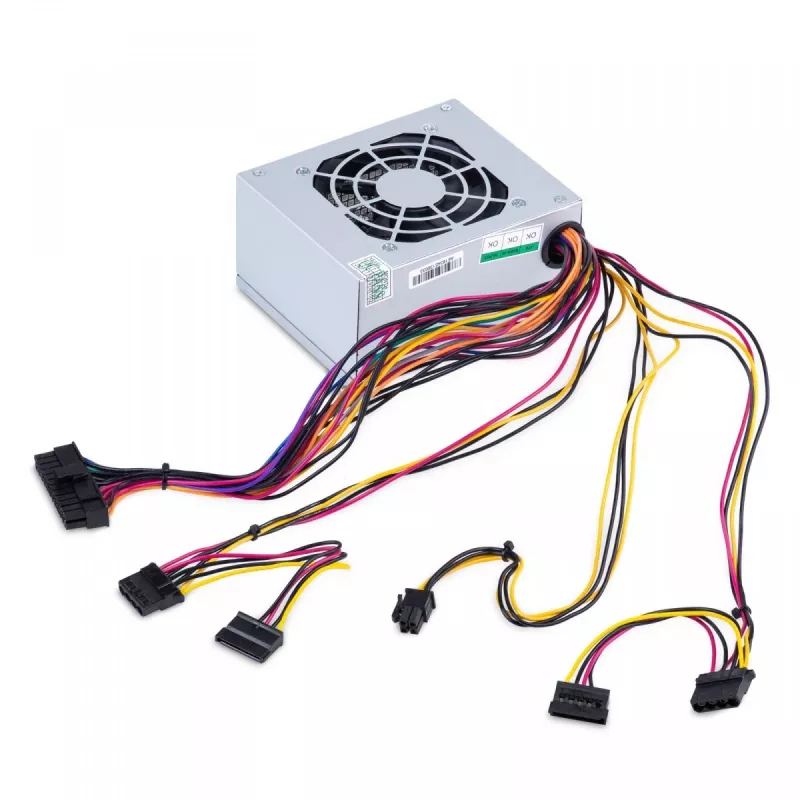 Akyga AK-S1-300 Alimentatore SFX da 300 W, PFC passivo, ventola da 80 mm, nero