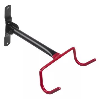 Rastrelliera portabici da parete MACLEAN MC-430, supporto orizzontale, portata fino a 30 kg, nera