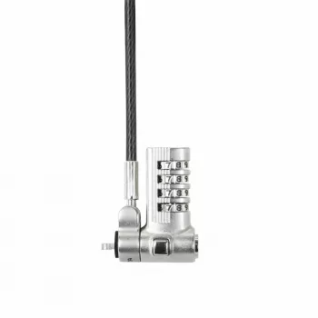 Lucchetto per cavo DICOTA D32050 argento 0,3 m con combinazione numerica