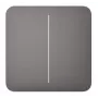 Pulsante Ajax SoloButton 2 vie grigio 82,8 mm