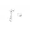 DeepCool FL12R WH 3-in-1 Reverse 120 mm ventole per case, 3 pezzi, 500-2150 giri/min, 93,45 m³/h, cuscinetto a dinamica dei fluidi, PWM a 4 pin, 33,9 dB, bianche