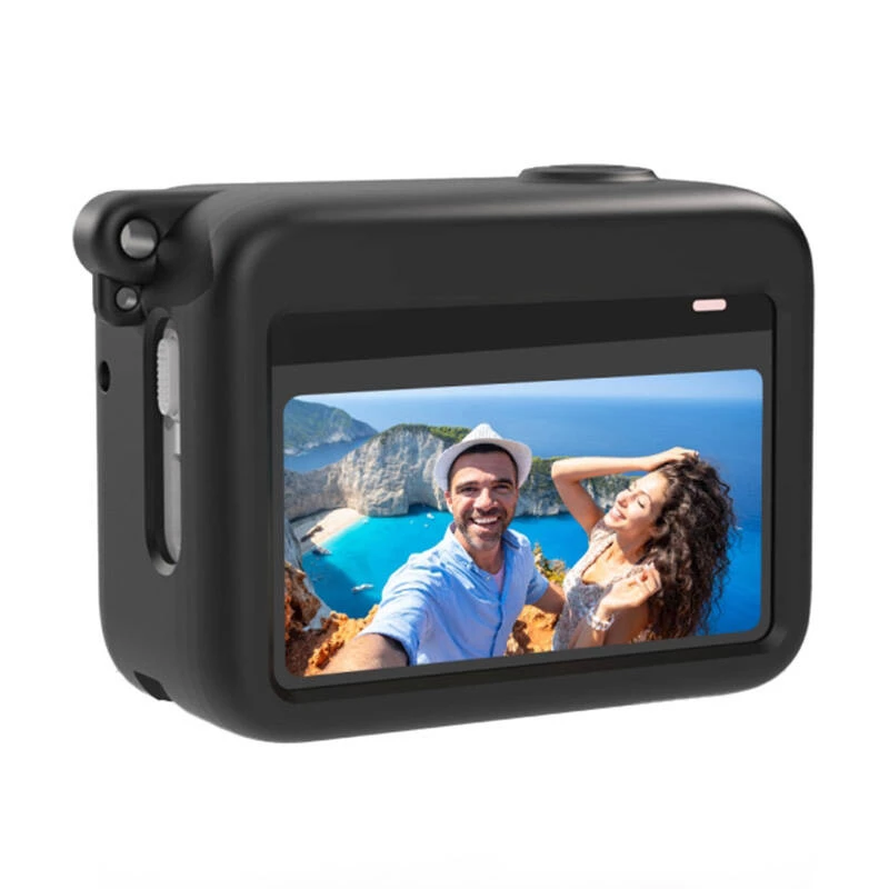 Custodia in silicone per case di ricarica Insta360 GO 3 di Puluz (nero) - custodia per case di ricarica