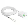 DELOCK Scatola di connessione in fibra ottica 2 x SC/APC simplex con set cavo drop G.657.A1 da 30 m