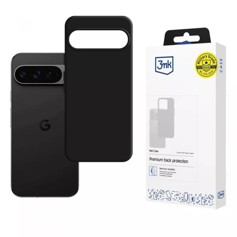 Custodia protettiva 3MK Matt Case per Google Pixel 10 Pro XL – finitura opaca sottile e resistente