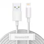Cavo per cellulare Baseus TZCALZJ-02 bianco 1,5 m USB A Lightning