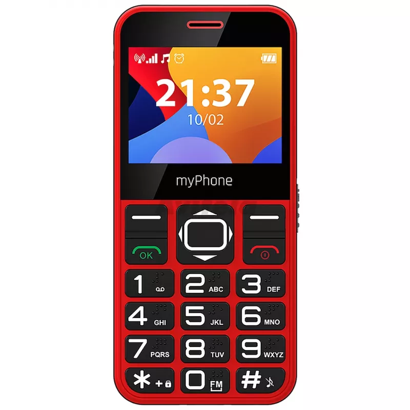 myPhone Halo 3 telefono cellulare, 2,31 pollici IPS, Single SIM, 1000 mAh, rosso