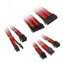 Kit prolunga cavi intrecciati Kolink Core Adept – 20+4pin, 8pin, 4+4pin, 3×6+2pin; lunghezze 300–350 mm; guaina PET; conduttore in rame