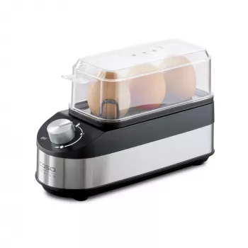 Caso | Cuociuova | E3 | nero/acciaio inox | 210 W