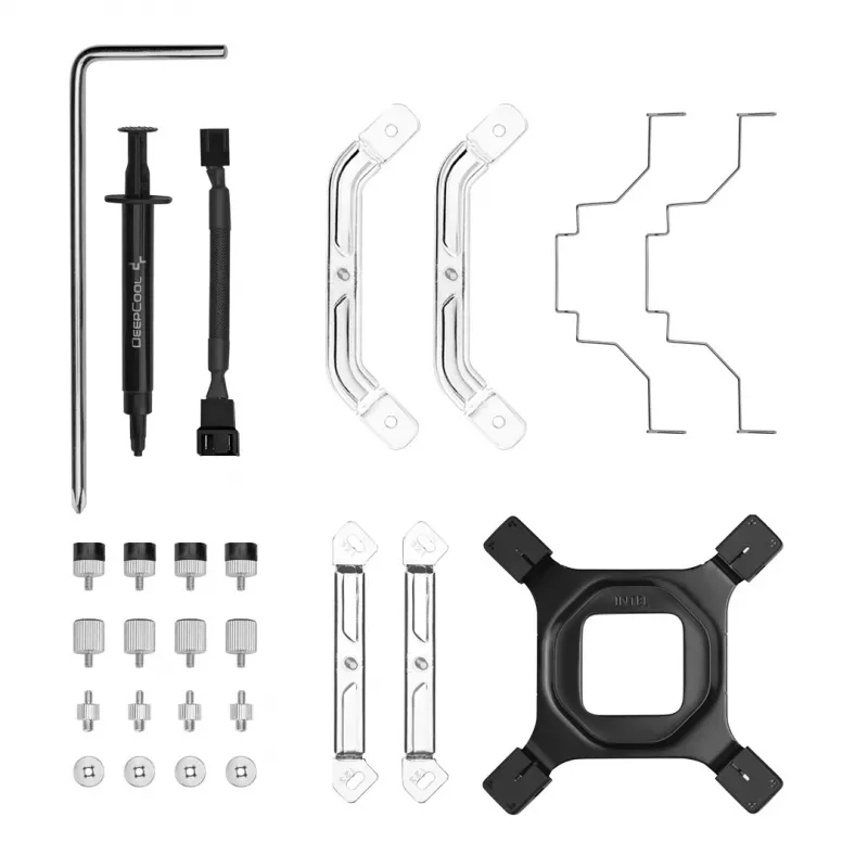 Dissipatore ad aria per processore DeepCool AK500 Digital WH 12 cm bianco 1 pezzo