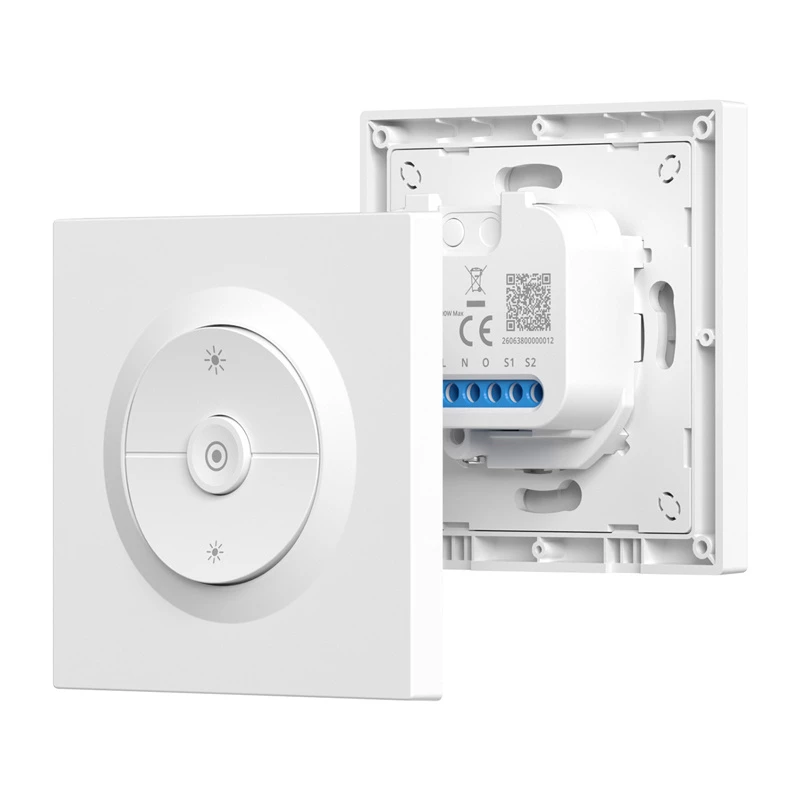 Interruttore/dimmer intelligente da parete Sonoff MINI-ZBDIM-E ZigBee – dimmer e modulo on/off compatto da incasso