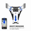 Supporto auto Crong CRG-CH4-BLK per smartphone — design compatto regolabile