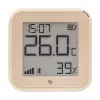 Sensore di temperatura e umidità Shelly H&T Gen3 WiFi – sensore ambientale wireless compatto (moka)