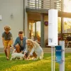 Antenna 4G LTE omnidirezionale per esterno QOLTEC 57044, 5 dBi, 600–2700 MHz, 50 W, 50 Ω, custodia in rame bianco