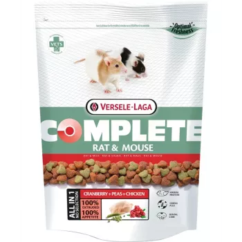 Mangime secco per ratti VERSELE-LAGA Rat Complete 500 g — alimentazione equilibrata per ratti adulti, proteine 15%, grassi 6%