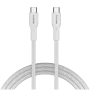 CANYON cavo OnWire 60CL C-C 60W COLOR intrecciato 1m bianco