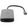 Dongle USB-C 7-in-1 Acer — USB 3.2 Gen 1 Type-C, 3x USB-A, HDMI, SD/MicroSD, 100W PD, argento