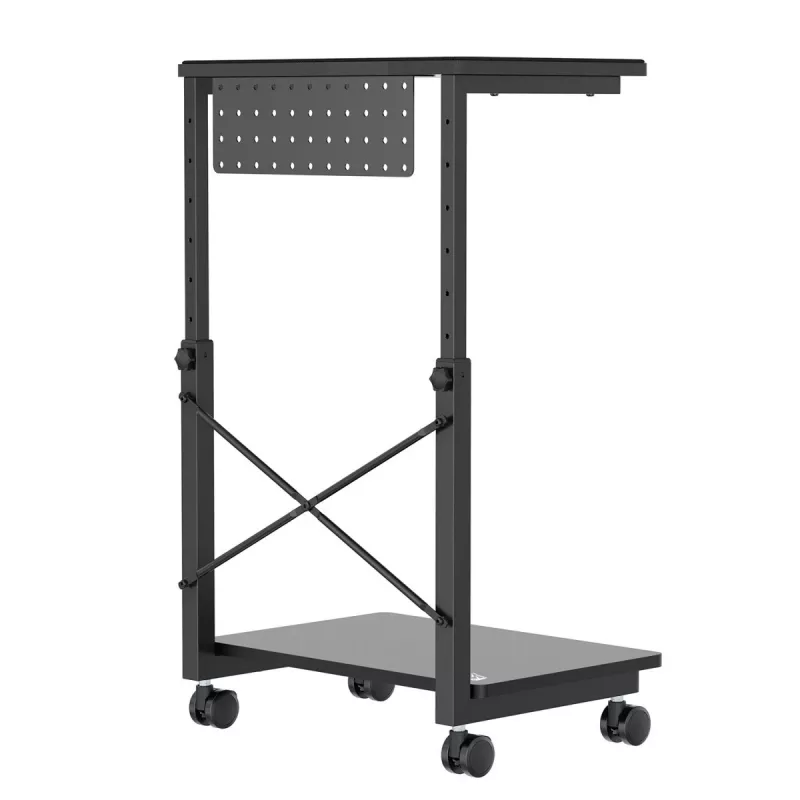 Carrello CPU con ripiano NanoRS, max 80 kg, regolabile in altezza 550–850 mm, RS430