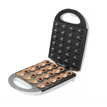 Macchina per waffle Adler AD 3039 — 24 waffle, 1600 W, bianco, antiaderente, manici che restano freddi