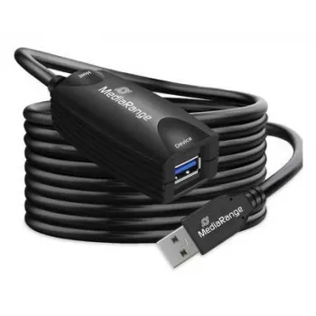 Cavo USB-A a USB-A MediaRange MRCS242 USB 3.2 Gen 1 (3.1 Gen 1) 5 m 5 Gbit/s nero