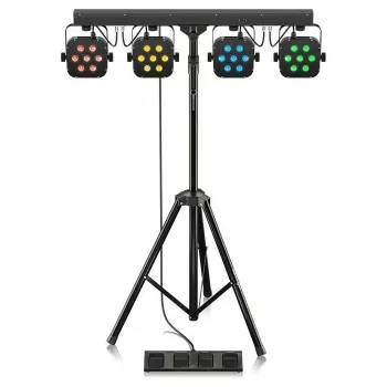 Behringer STAGE TRI LED BUNDLE ST1 set 4xLEDPAR con controller + stativo