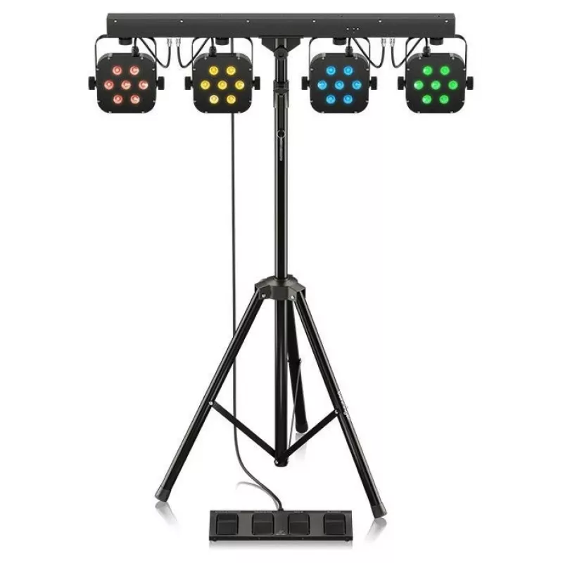 Behringer STAGE TRI LED BUNDLE ST1 set 4xLEDPAR con controller + stativo