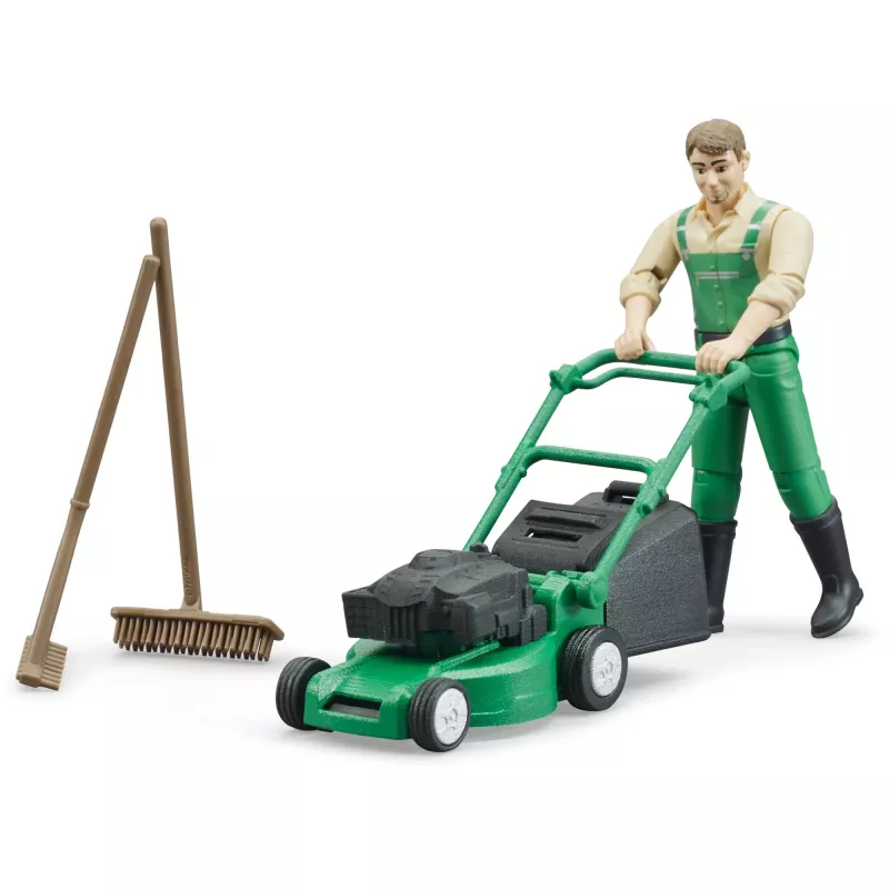 Set giocattolo BRUDER 62103 — figure in ABS multicolori e accessori, età consigliata 4+