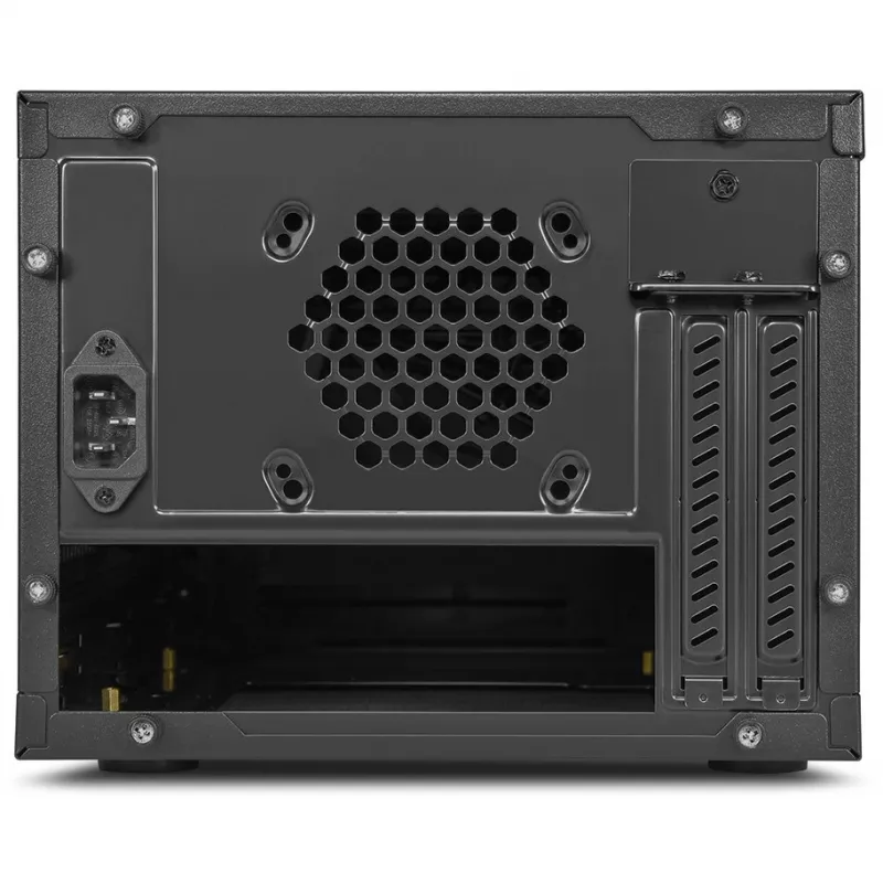 Sharkoon QB One nero - Midi/Minitower ITX, Mini-ITX 3,5 - Alimentatore PC/server dissipatore - USB, USB 2.0, USB 3.0
