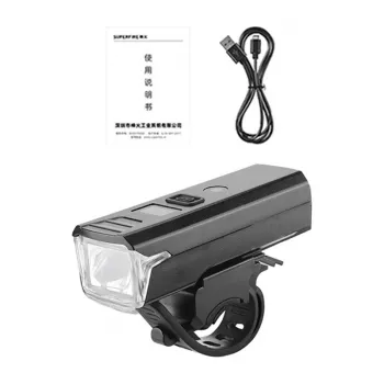 Luce anteriore LED per bici Superfire D6 (modello BL56-B) — luce per bici compatta ricaricabile