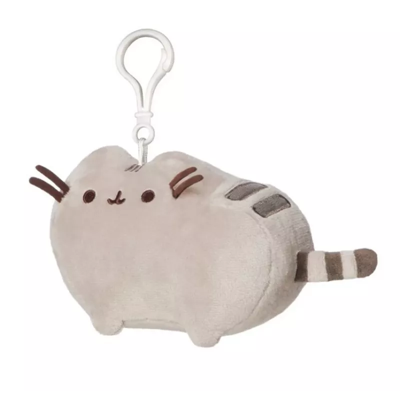 Pusheen - portachiavi con clip (11 x 8 cm)