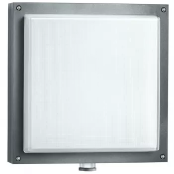 Lampada da parete per esterno Steinel L 690 S PMMA, LED 8,5 W, antracite, sensore PIR 360°/7 m, alluminio/plastica, 220–240 V