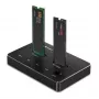 Qoltec 52274 docking station per SSD M.2 | NVMe | SATA | USB-C | DUAL 2 x 2TB