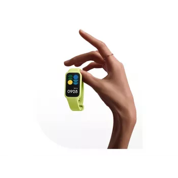 Bracciale fitness tracker Xiaomi 9 Active verde — misuratore frequenza cardiaca, activity tracker, modello 70783