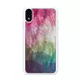 Custodia per cellulare iKins per iPhone XR – design fiori d'acqua, bianco