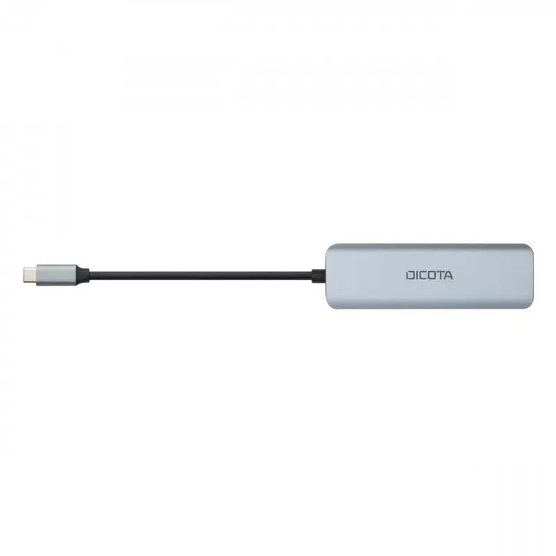 Hub USB Type-C DICOTA D32061 10000 Mbit/s argento