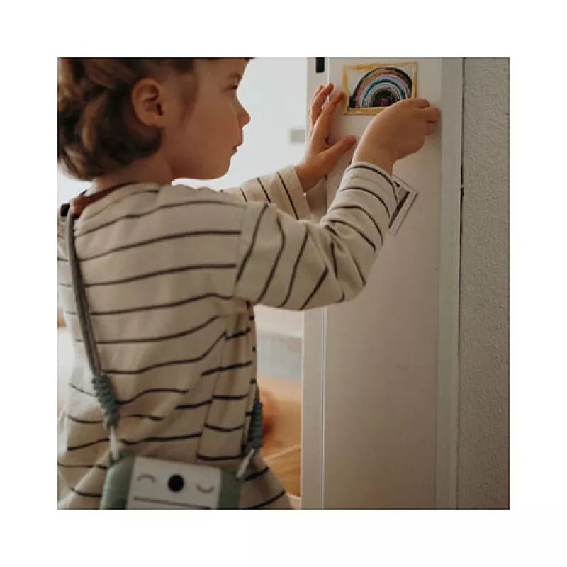 Fotocamera digitale per bambini KIDYWOLF Kidyprint verde bianco
