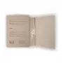 Cartella SMLT, archivio, A4 2 cm, 400 g, con 2 elastici, con stampa, marrone, cartone