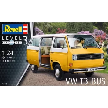 Modellino in plastica VW T3 BUS 1/25