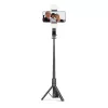 Tech-Protect L05S selfie stick con treppiede, luce LED e telecomando Bluetooth