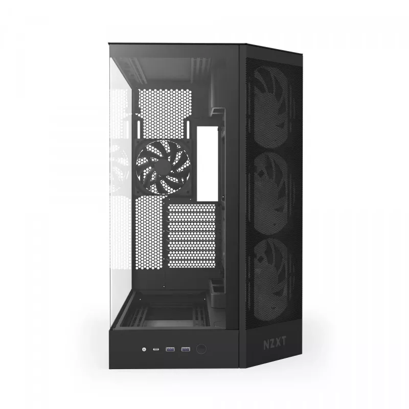 Case PC NZXT H9 Flow RGB midi tower nero