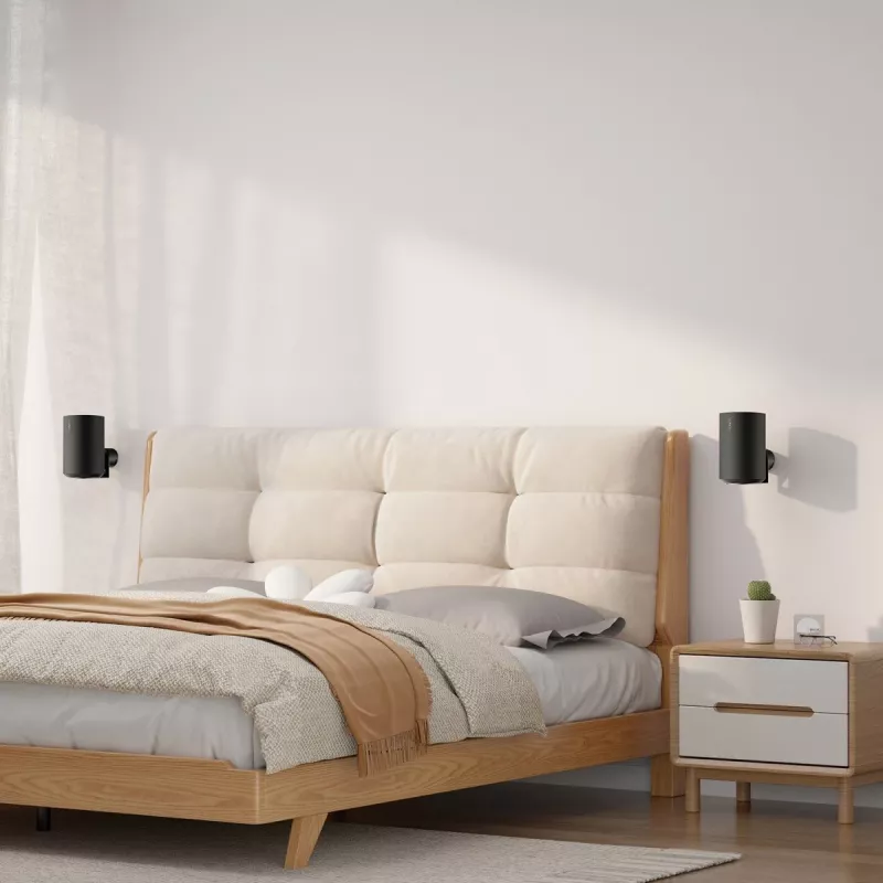 Supporto da parete MACLEAN MC-495 per 2x diffusori Sonos ERA, angolo regolabile, robusto