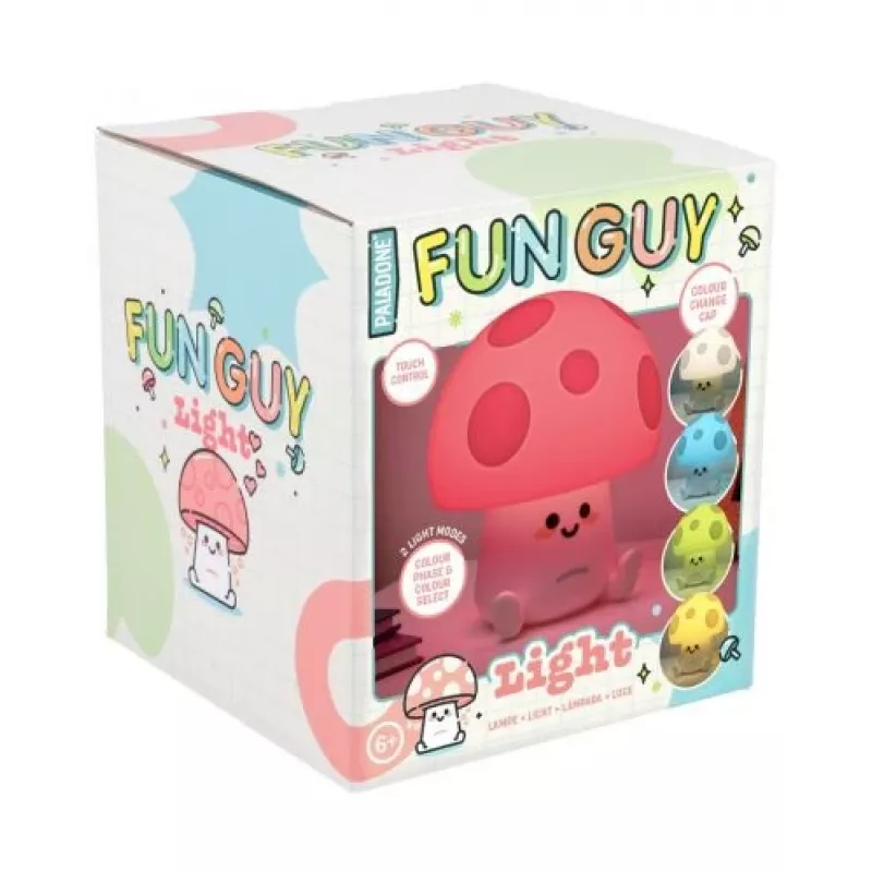 Lampada da tavolo Paladone Fun Guy Mushroom Light – originale lampada LED da comodino a forma di fungo