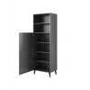 Armadio contenitore cama meble ABETO 60×40×176,5 cm grafite/grafite lucido