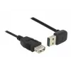Cavo USB DeLOCK 1 m USB 2.0-A a USB 2.0-A nero