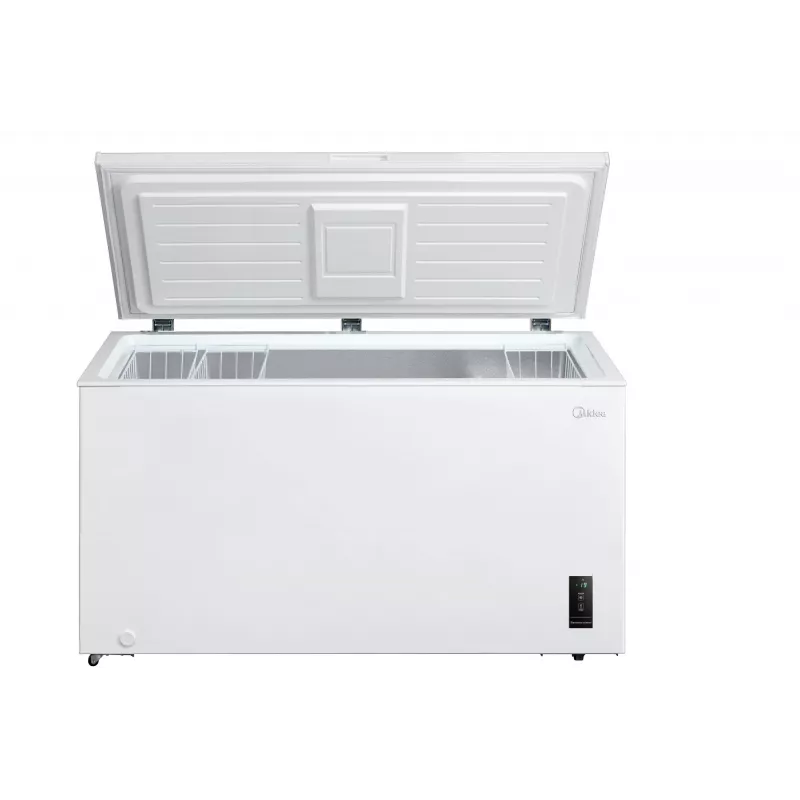 Congelatore a pozzetto Midea MDRC564FEE01, 418 l, a libera installazione, altezza 82,5 cm, classe di efficienza energetica E
