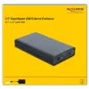 Case per HDD DeLOCK 42612 nero 3,5 pollici
