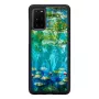 Custodia per cellulare iKins per Samsung Galaxy S20+ — design nero ninfee